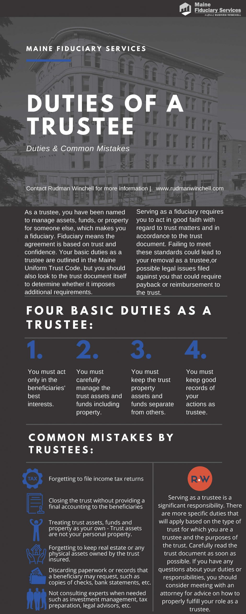 Trustee Duties Infographic